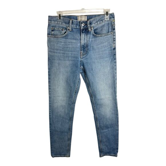 Everlane Med Wash Mid Rise Skinny Jean Size 30 Regular #139393 - Picture 1 of 6